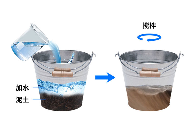 十層管式土壤墑情監(jiān)測(cè)儀安裝之?dāng)嚢枘嗤?/></p><p><br/></p><p>6.將泥漿慢慢倒入孔洞，大概到孔洞1/2的位置;可根據(jù)實(shí)際情況酌情增減。</p><p><img src=